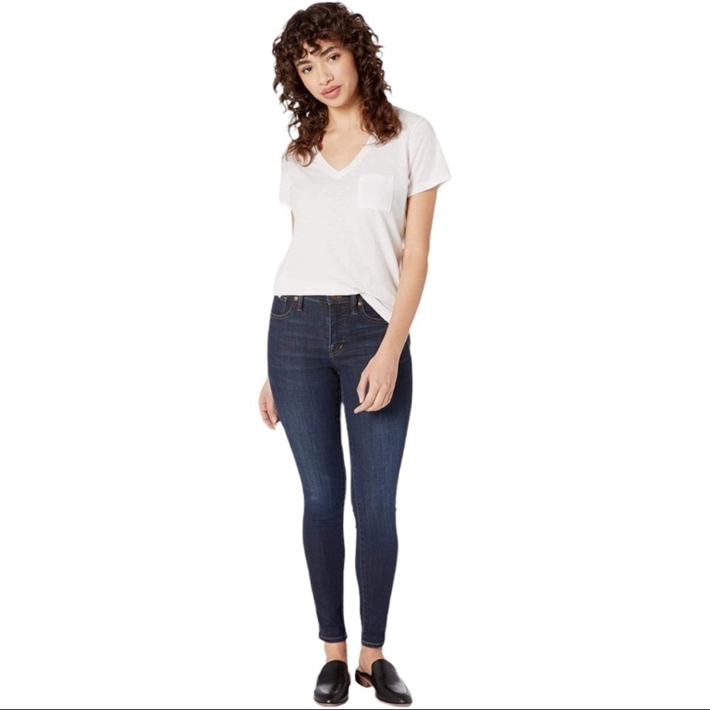MADEWELL 9” Mid-Rise skinny jeans